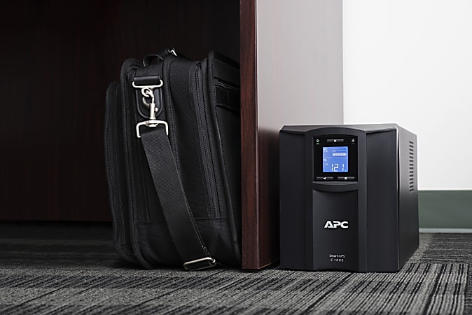 APC Smart UPS C 8 Outlet Tower With SmartConnect 1000VA600 Watts SMC1000C -  Office Depot
