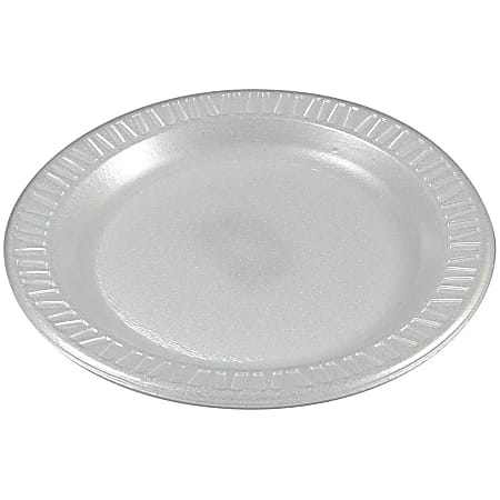 Dart® Laminated Foam Plates, 6" Diameter, White, Pack Of 125