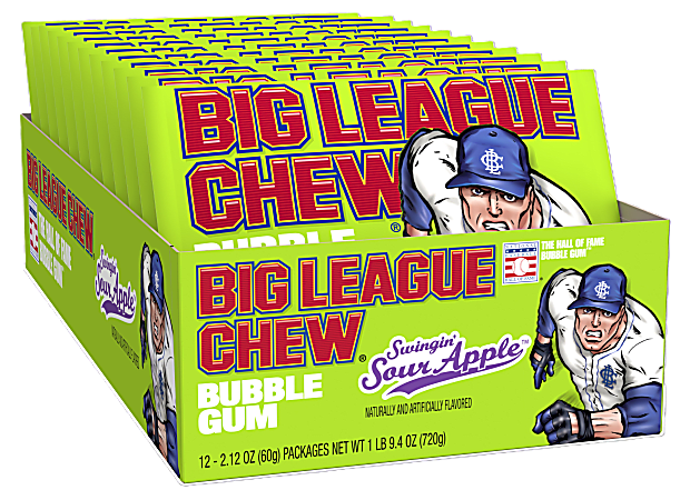 【在庫あり】 League Big Chew Pack Oz 2.12 Gum Bubble Apple Sour Swingin トップス