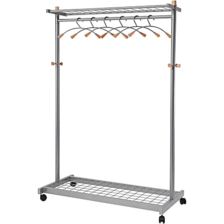 Mobile garment rack shop