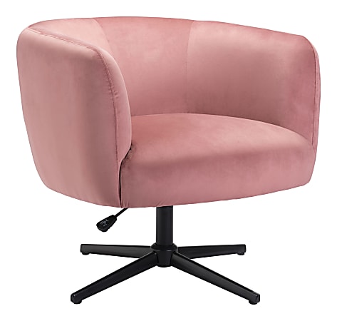 Zuo Modern Elia Accent Chair, Pink/Black