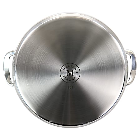 Martha Stewart Dutch Oven, Stainless Steel, 5 Quart