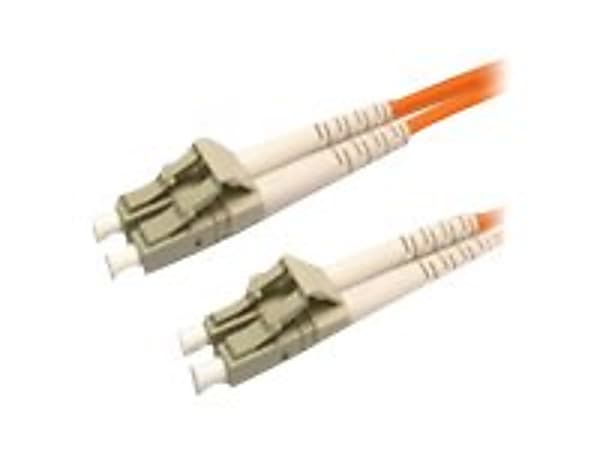 NetPatibles - Network cable - LC/PC multi-mode (M) to LC/PC multi-mode (M) - 10 m - fiber optic - 50 / 125 micron - OM2 - indoor, riser - orange