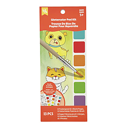 Little Yellow Bicycle® Watercolor Bookmark Kit, Pets