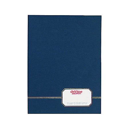 Oxford™ Monogram Executive Twin Pocket Folder, Letter Size,