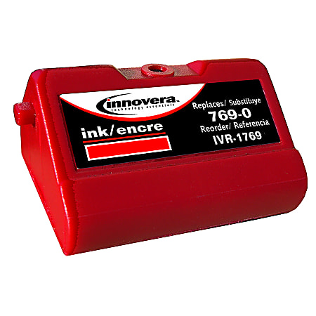 Innovera 1769 Red Inkjet Cartridge For Pitney Bowes Personal Postage Meters