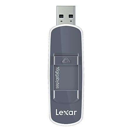 Lexar® JumpDrive® S70 USB 2.0 Flash Drive, 16GB, Grey