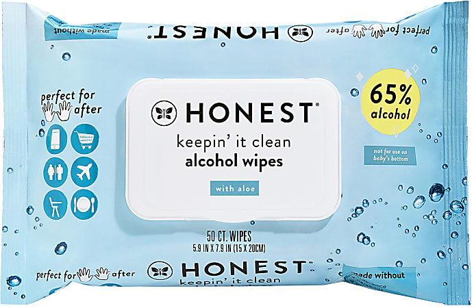 The Honest Company Sanitizing Wipes, Unscented, Case Of 50 Wipes