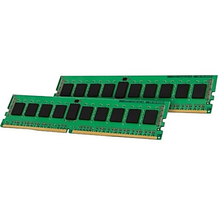 Kingston ValueRAM 8GB DDR4 SDRAM Memory Module - 8 GB (2 x 4GB) - DDR4-2400/PC4-19200 DDR4 SDRAM - 2400 MHz - CL17 - 1.20 V - Non-ECC - Unbuffered - 288-pin - DIMM