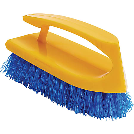 Rubbermaid Commercial Iron Handle Scrub Brush - Polypropylene Bristle - 6 Rubbermaid Commercial Iron Handle Scrub Brush - Polypropylene Bristle - 6