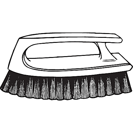 Rubbermaid Commercial Iron Handle Scrub Brush - Polypropylene Bristle - 6 Rubbermaid Commercial Iron Handle Scrub Brush - Polypropylene Bristle - 6