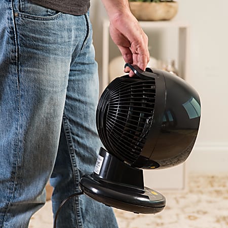 IRIS Woozoo C15T Compact Oscillating Desk Fan 11 1516 H x 8 W x 8