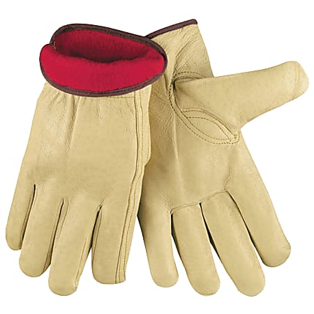 Memphis Glove Insulated Premium-Grain Pigskin Leather Drivers' Gloves, X-Large, Pack Of 12