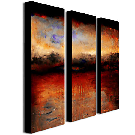 Trademark Global Red Skies At Night Gallery-Wrapped Canvas Print By Michelle Calkins, 30"H x 32"W