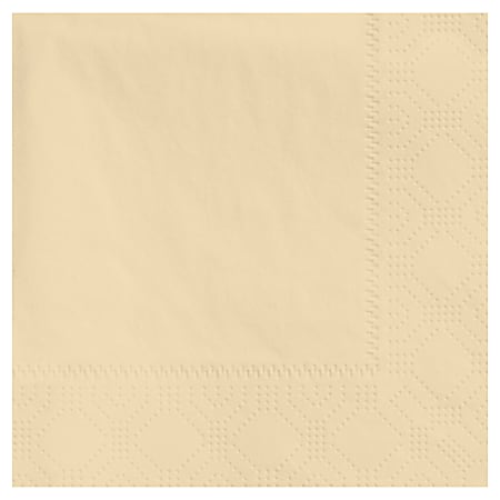 Hoffmaster Napkins, 4-3/4" x 4-3/4", Beige, Case Of 1,000 Napkins