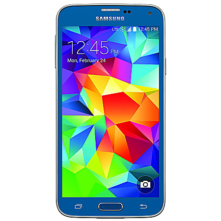 Samsung Galaxy S5 G900V Cell Phone, Blue, PSN100854