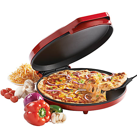 Betty Crocker Pizza Maker Red - Office Depot