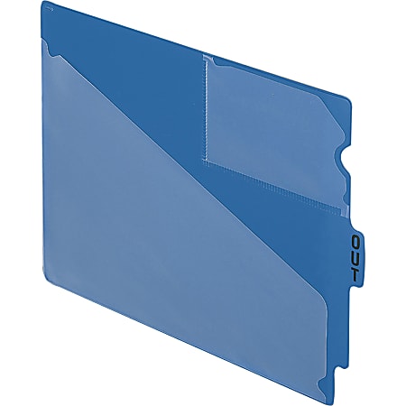 Pendaflex® Poly End-Tab Out Guides, Letter Size, Blue, Box Of 50