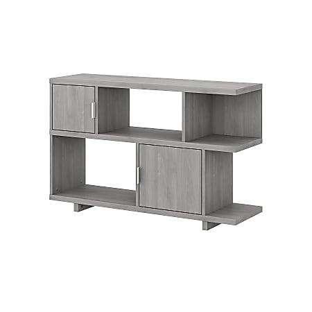 kathy ireland® Home by Bush Furniture Madison Avenue Console Table With Storage, Modern Gray, Standard Delivery