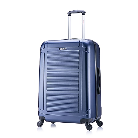 InUSA Pilot ABS Hardside Spinner Suitcase, 29-3/8”H x 18-3/4”W x 11-7/16”D, Navy Blue