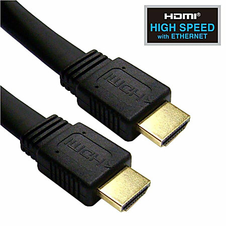 4XEM Flat HDMI Cable, 10'