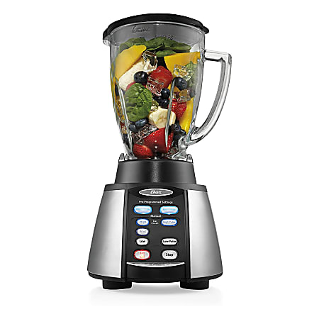 Oster BVCB07-Z 6-Cup 7-Speed Tabletop Blender, Silver