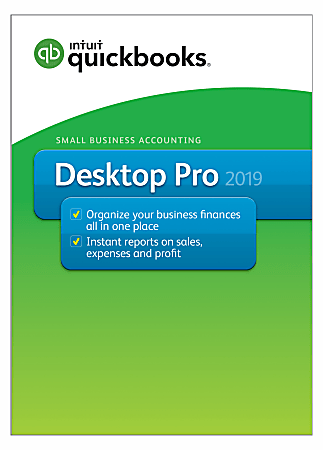Intuit® QuickBooks® Desktop Pro 2019, Disc