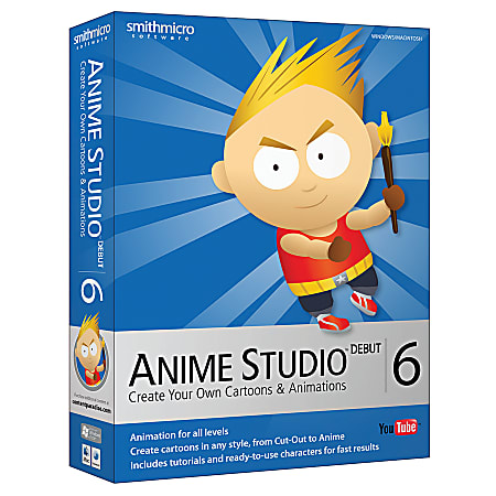 Anime Studio 6, For PC And Apple® Mac®, Traditional Disc