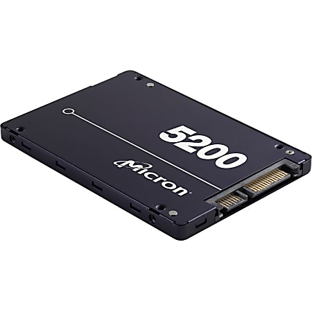 Micron 5200 5200 MAX 960 GB Solid State Drive - SATA (SATA/600) - 2.5" Drive - Internal - 540 MB/s Maximum Read Transfer Rate - 256-bit Encryption Standard - 5 Year Warranty