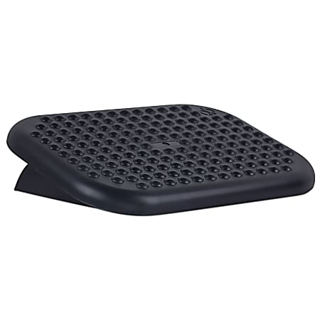 Mount-It! Ergonomic Adjustable Office Footrest, 18 x 14, Black