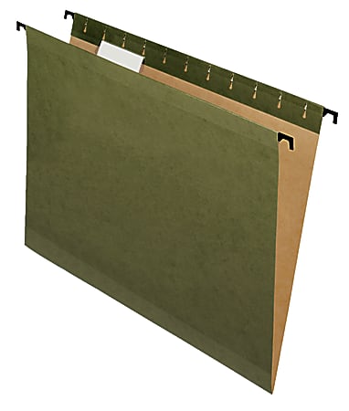 Pendaflex® SureHook™ Reinforced Hanging File Folders, Letter Size, Green, Box Of 10 Folders