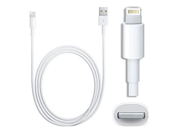 1m/3ft USB to Lightning Cable, Coiled - Lightning Cables, Cables