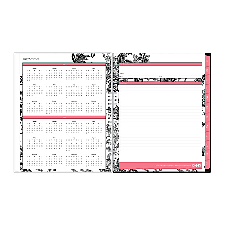 Wirebound 5" x 8" Flexible Cover Analeis Blue Sky 2022 Weekly Monthly Planner 