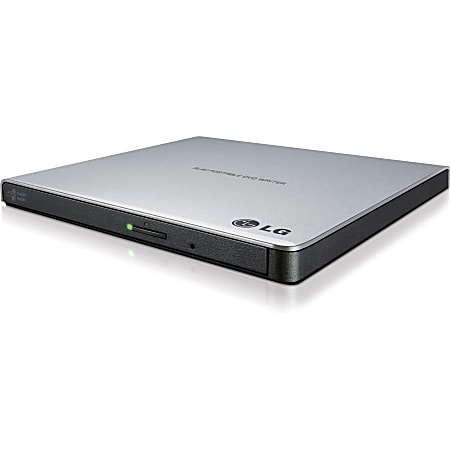 LG GP65NS60 DVD-Writer - 1x Retail Pack - Silver - DVD-RAM/±R/±RW Support - 24x CD Read/24x CD Write/24x CD Rewrite - GP65NS60