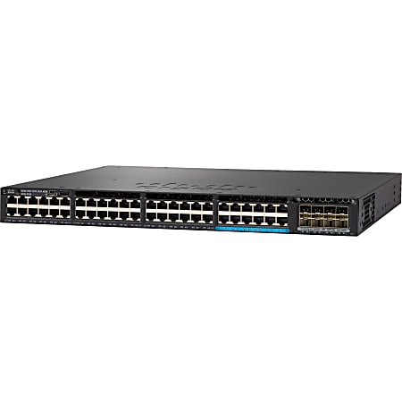 Cisco Catalyst C3650-8X24PD-S Layer 3 Switch - 24 Ports - Manageable - 10 Gigabit Ethernet, Gigabit Ethernet - WSC36508X24PDS