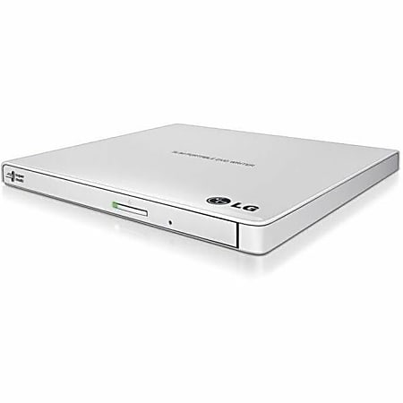 LG GP65NW60 DVD-Writer - Retail Pack - White - DVD-RAM/±R/±RW Support - 24x CD Read/24x CD Write/24x CD Rewrite - GP65NW60