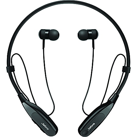 Jabra Halo Fusion Earset - Stereo - Wireless - Bluetooth - 32.8 ft - 16 Ohm - 20 Hz - 20 kHz - Behind-the-neck, Earbud - Binaural - In-ear - Black