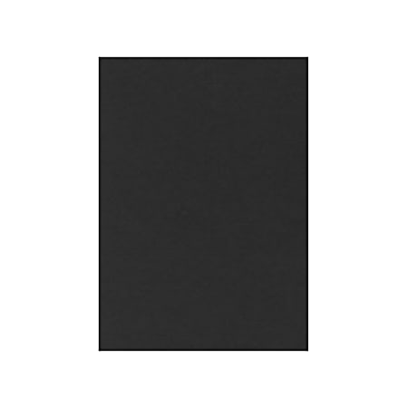 LUX Flat Cards, A1, 3 1/2" x 4 7/8", Midnight Black, Pack Of 50