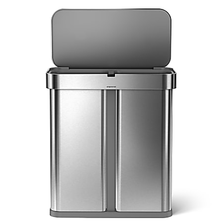 Simplehuman Dual Compartment Voice Activated Trash Can Product Review