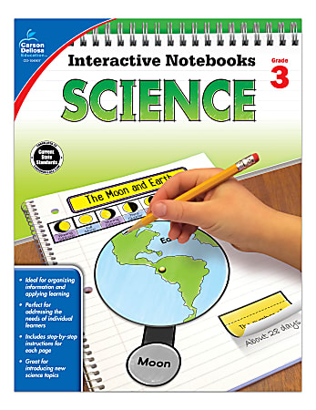 Carson-Dellosa Interactive Notebooks: Science, Grade 3