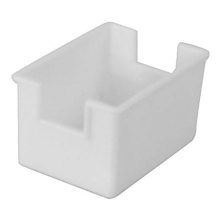 Winco Plastic Sugar Packet Holder, 3-1/2"L x 2-1/2"W x 2"H, White