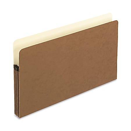 Pendaflex Oxford Standard Expanding Vertical File Pockets, Legal Size, 3 1/2" Expansion, 30% Recycled, Red, Pack Of 25