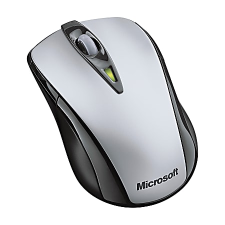 Microsoft® Wireless Notebook Laser Mouse 7000, Black/Silver