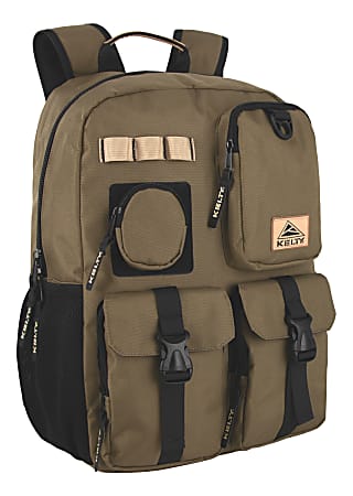Kelty 4371 Multi-Pocket Backpack With 17" Laptop Sleeve, Green, Total Qty 1