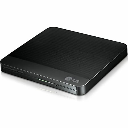 LG GP50NB40 DVD-Writer - Retail Pack - DVD±R/±RW Support - 24x CD Read/24x CD Write/24x CD Rewrite - 8x DVD Read/8x DVD Write/8x DVD Rewrite - Double-layer Media Supported - USB 2.0 - Slimline