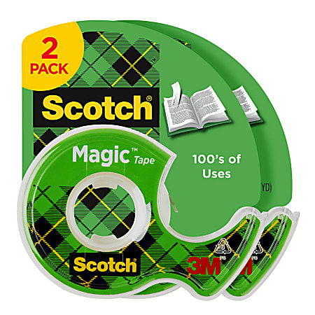 Scotch® Magic™ Tape In Dispenser, 1/2" x 750"