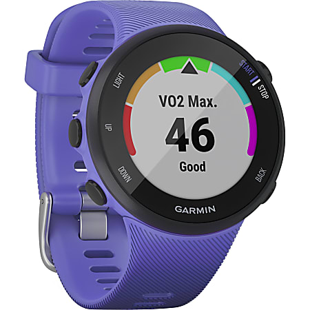 Garmin Forerunner 45S GPS Watch - Wrist - Heart Rate Monitor, Accelerometer - Text Messaging, Push Notification, Email, Text Messaging, Music Player, Calendar, Alarm, Clock Display, Timer, Stopwatch, Phone