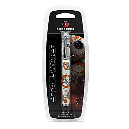 Sheaffer® POP Star Wars Roller Pen, Medium Point, 0.7 mm, BB8, Black Ink