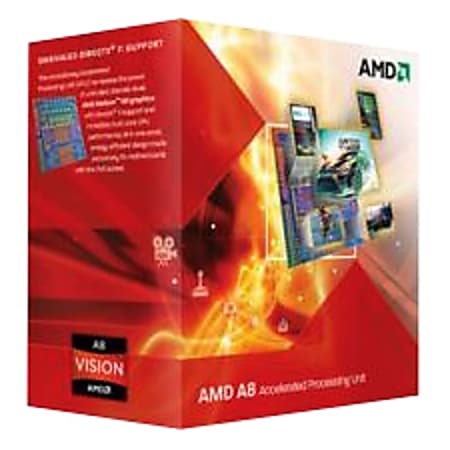 AMD A8-3820 Quad-core (4 Core) 2.80 GHz Processor - Socket FM1Retail Pack