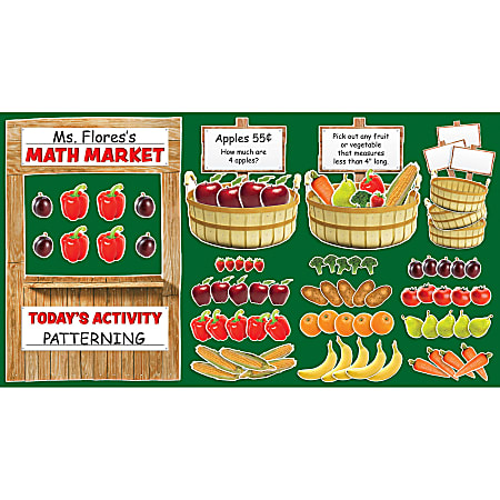 Scholastic Farmer's Market Math Bulletin Board Set